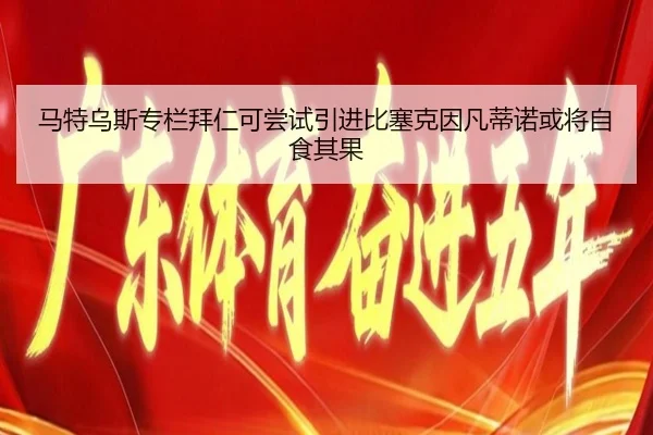 马特乌斯专栏拜仁可尝试引进比塞克因凡蒂诺或将自食其果